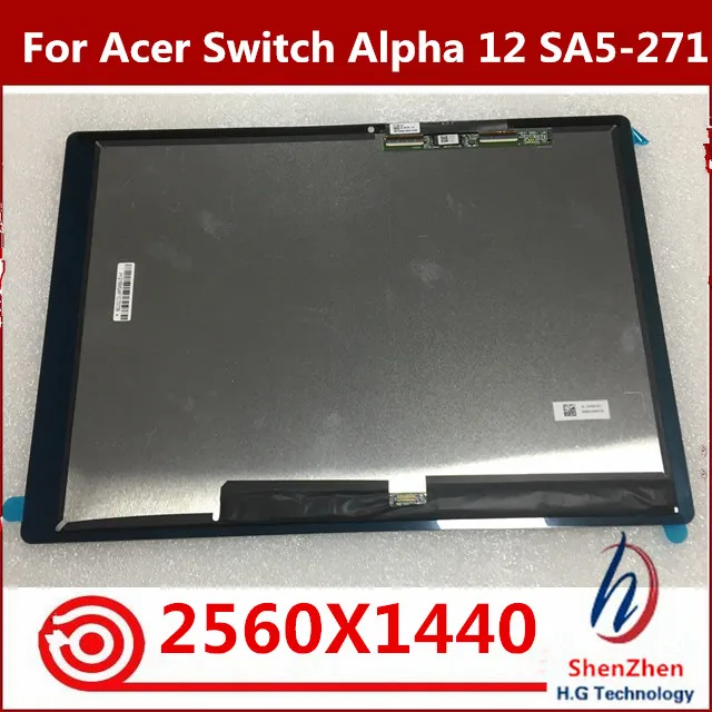 Новый оригинальный ЖК дисплей в сборе для ACER SA5 271 Switch Alpha 12 сенсорный N16P3|ЖК-экран