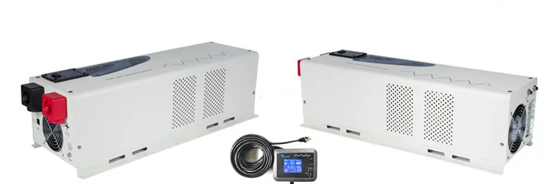 4000 W/4KW 24/48V dc 110/220/230 В переменного тока серии PS чистая синусоида солнечный инвертор Зарядное устройство с ЖК-дисплей дисплей