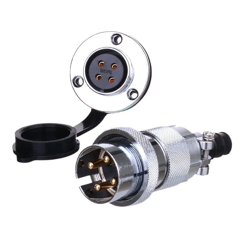 WEIPU WB25 TI-Z IP67 Водонепроницаемый 4-контактный разъем переменного/постоянного тока 25 А 11AWG промышленный дисплей светодиодное освещение для электровелосипеда