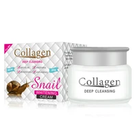snail collagen repair anti aging facial cream anti acne refreshing moisturizing wrinkle fades fine lines hydrate whitening cream