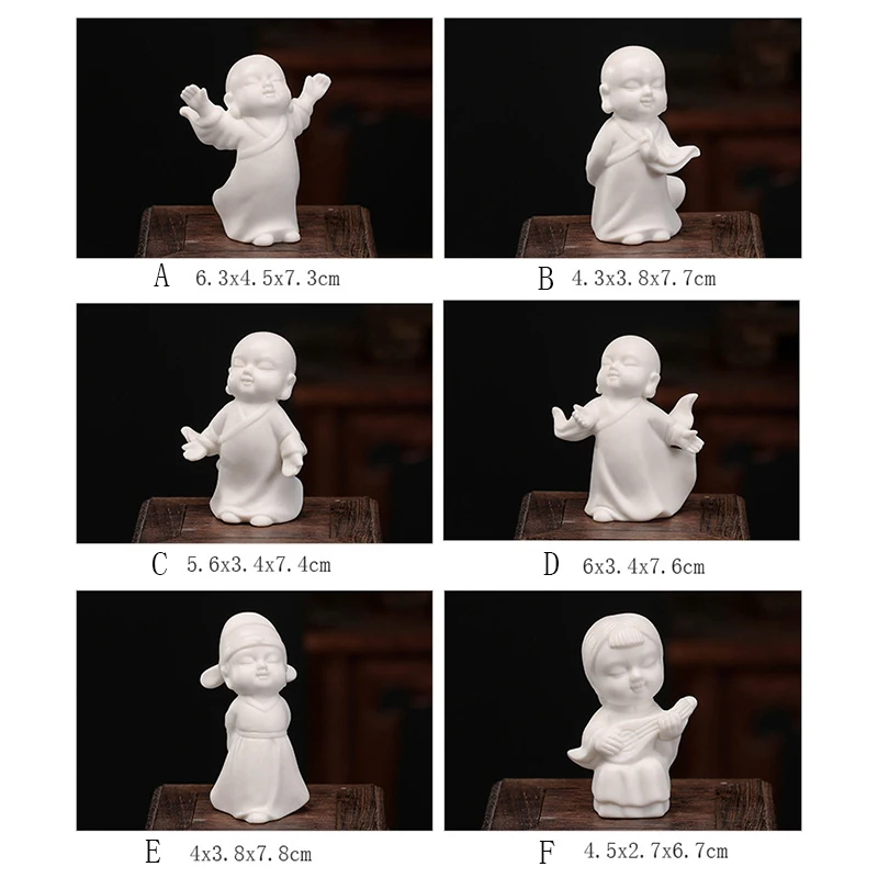 Маленькие украшения для микроландшафта керамическая белая посуда Dehua