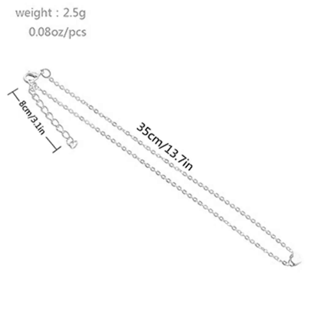 

Rose Gold&Silver 100 languages I love you Projection Clavicle Romantic Memory Wedding Necklace Rose Gold Silver