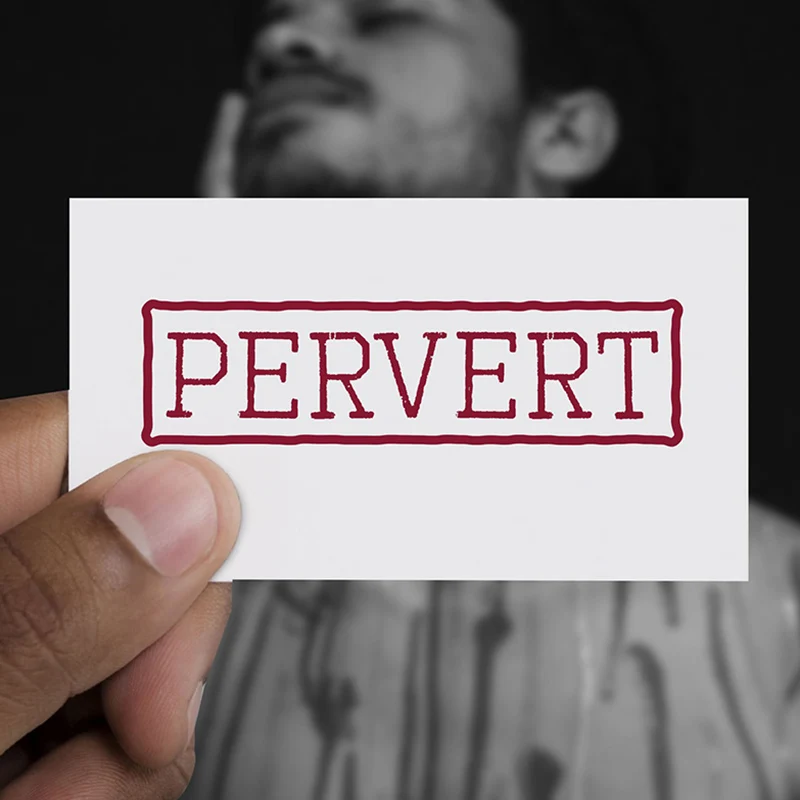 Pervert- cuckold Fake Adult Temporary Tattoo