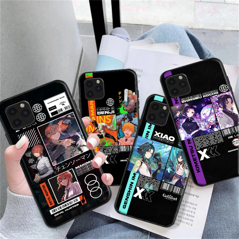 

Popular anime Phone Case For iPhone 11 12 SE 2020 6 6S 7 8 Plus X XS XR 11 12 Pro MAX SE 2020 Funda Coque Cases Back Cover