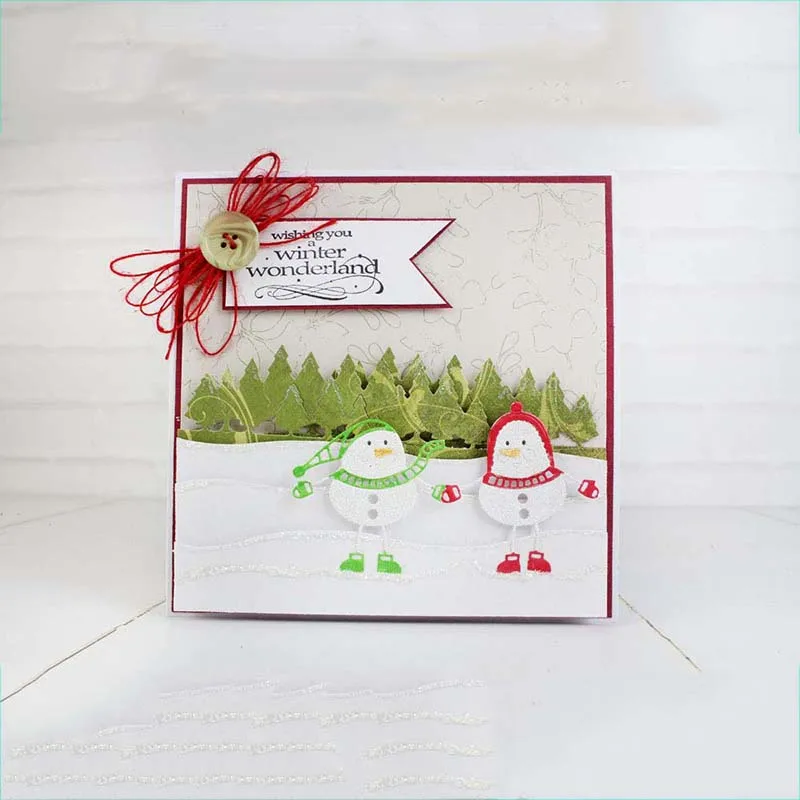 Трафарет CH Best Snowman металлические Вырубные штампы для скрапбукинга тренировок