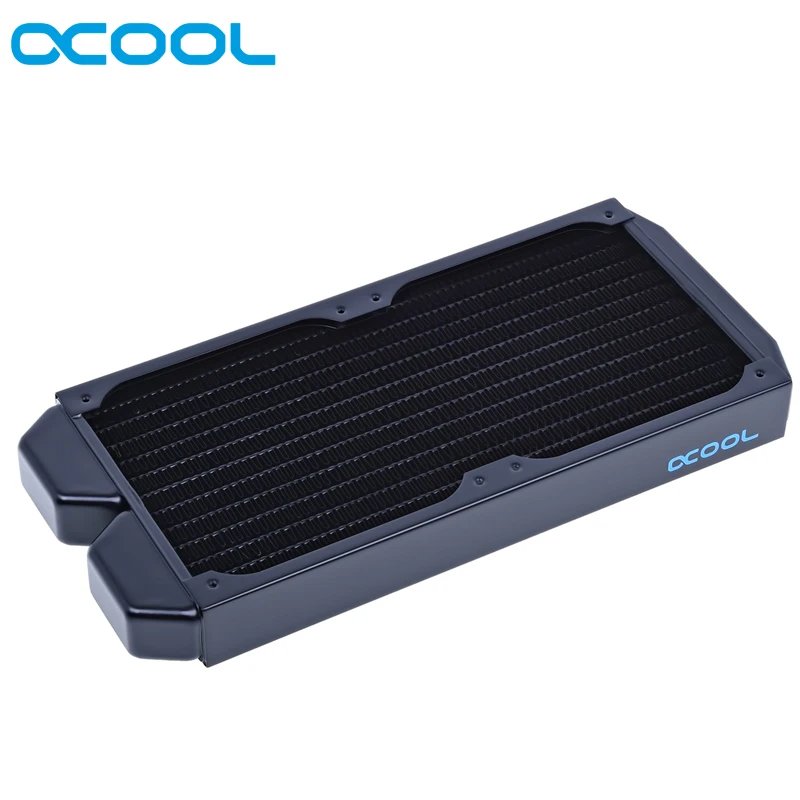 Оригинальный Alphacool ST30 медь 240 мм радиатор 12 см вентилятор 30 Толщина G1/4 &quotCooler