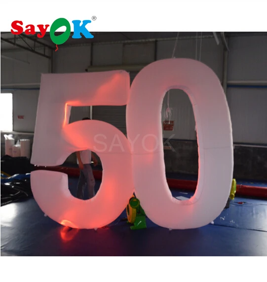 Гигантские надувные буквы с подсветкой 2 5 м/м|Надувные игрушки| |