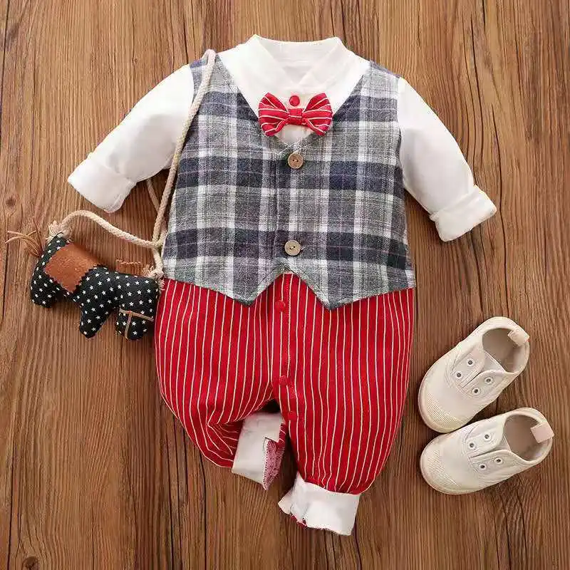 Весенне осенний однобортный Детский костюм с лацканами и длинным рукавом для