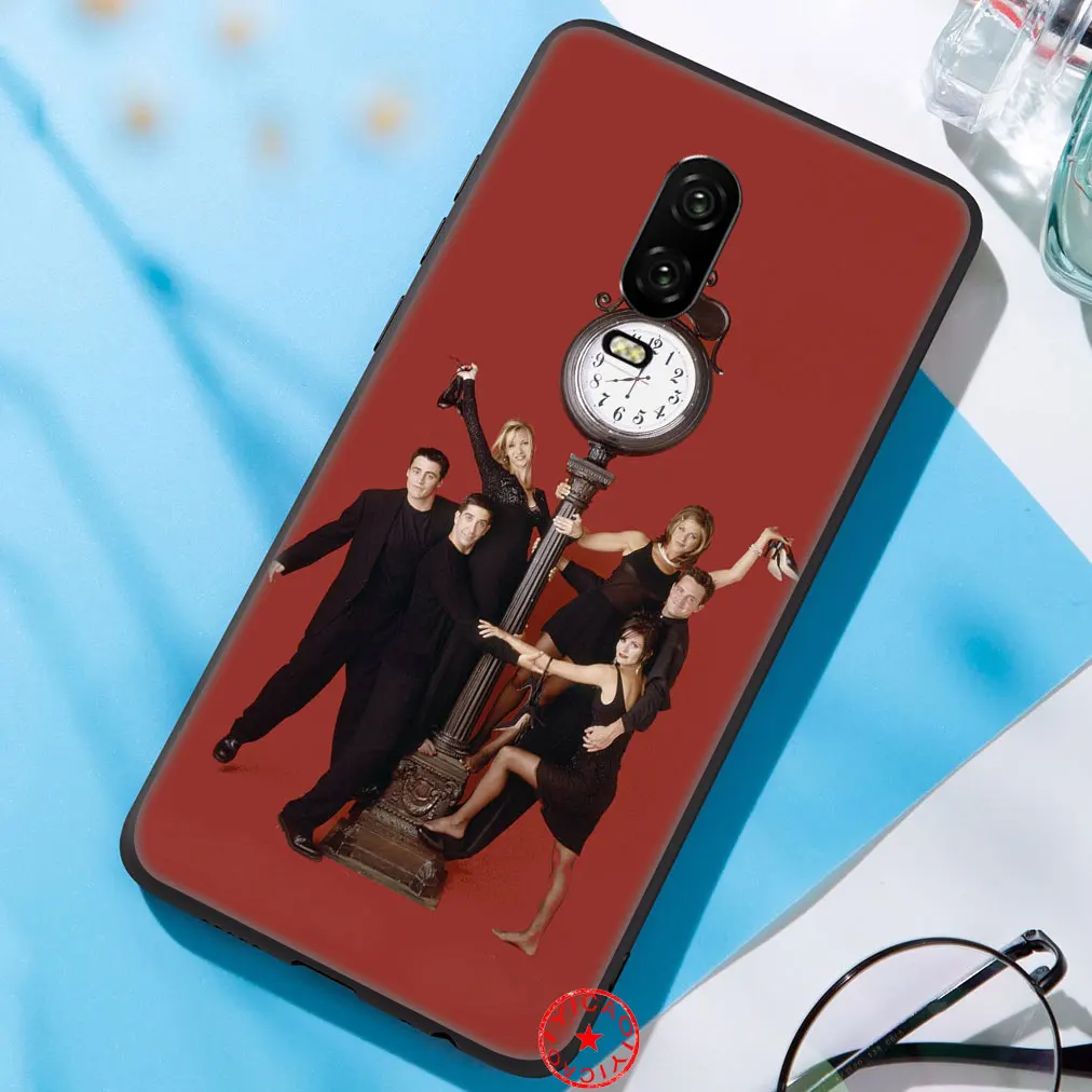 Друзей ТВ Показать Черный Мягкий силиконовый чехол для OnePlus 5/5 6 комплектов/партия