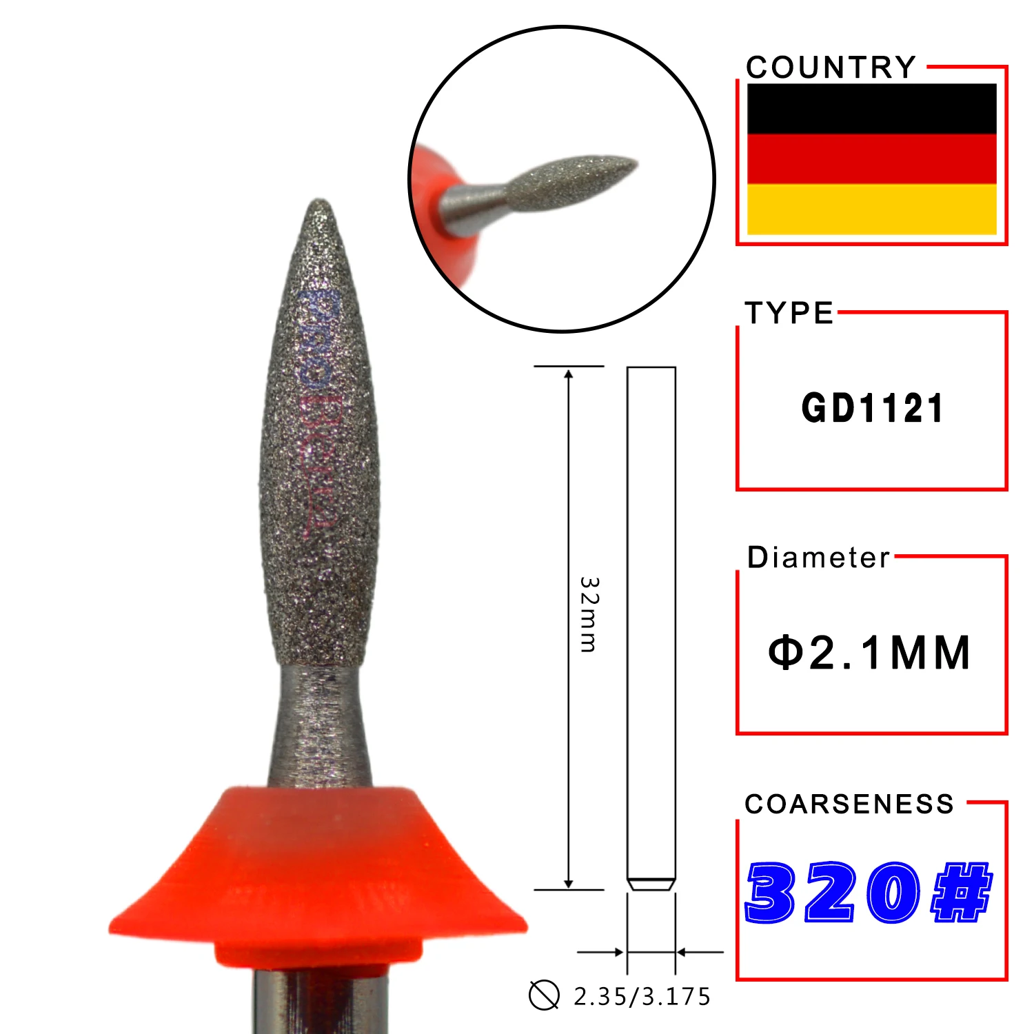 Алмазная фреза для маникюра и педикюра из карбида | Красота здоровье