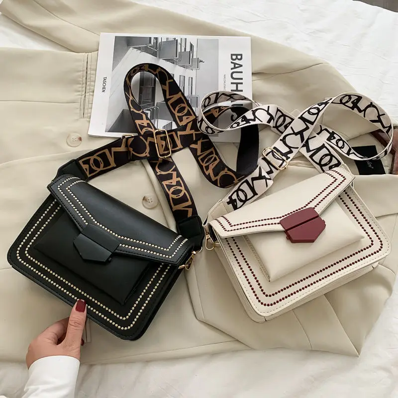 

Flap Small Crossbody Bags for Women Pu Leather Black Female Cross Body Bag