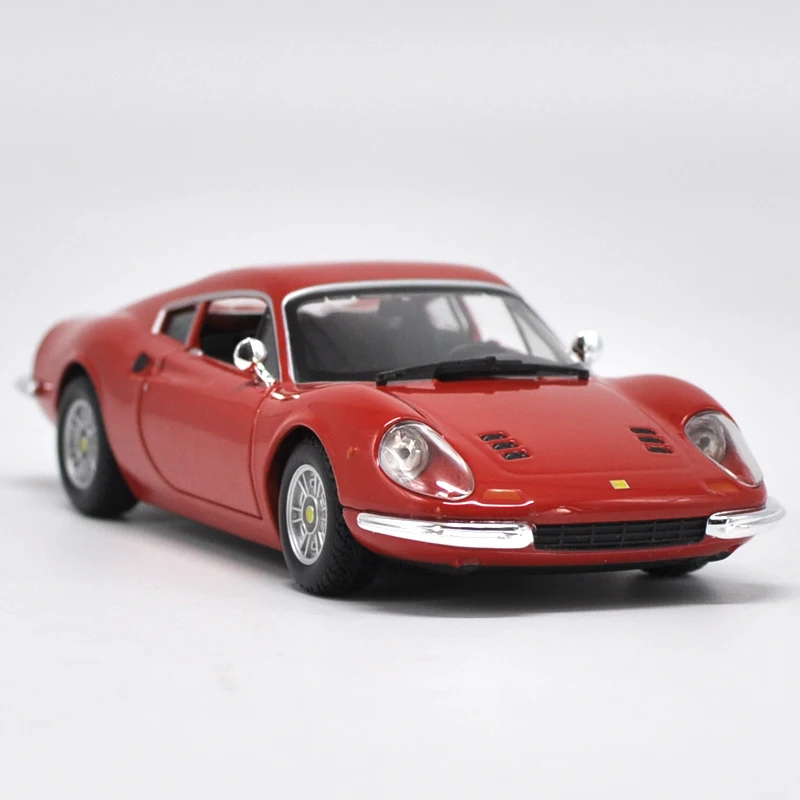 Bburago 1/24 масштаб 1:24 Ferrari Dino 246 GT гоночный спортивный автомобиль литой Дисплей