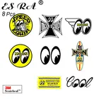 Наклейки для автомобиля, 8 шт.компл., водонепроницаемые, для ноутбука, велосипеда