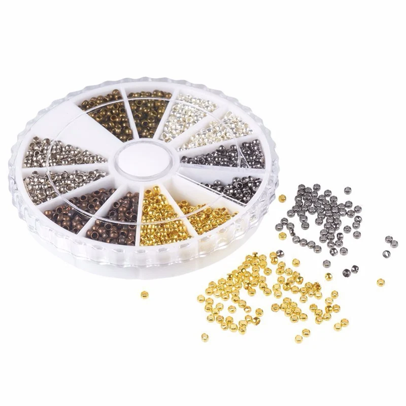 Антикоррозийные обжимные концевые бусины ювелирные изделия колье миниатюрный