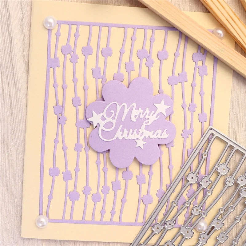 GJCrafts Цветочные рамки штампы металлические Вырубные трафареты для изготовления