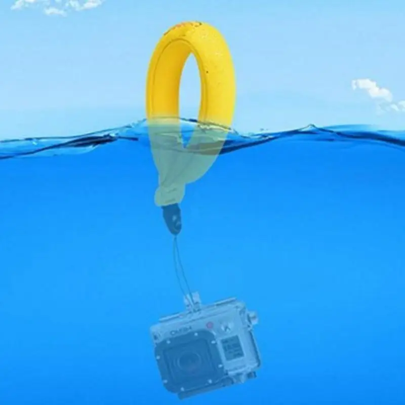 Аксессуары для GoPro желтый плавающий пенопластовый ремешок на запястье