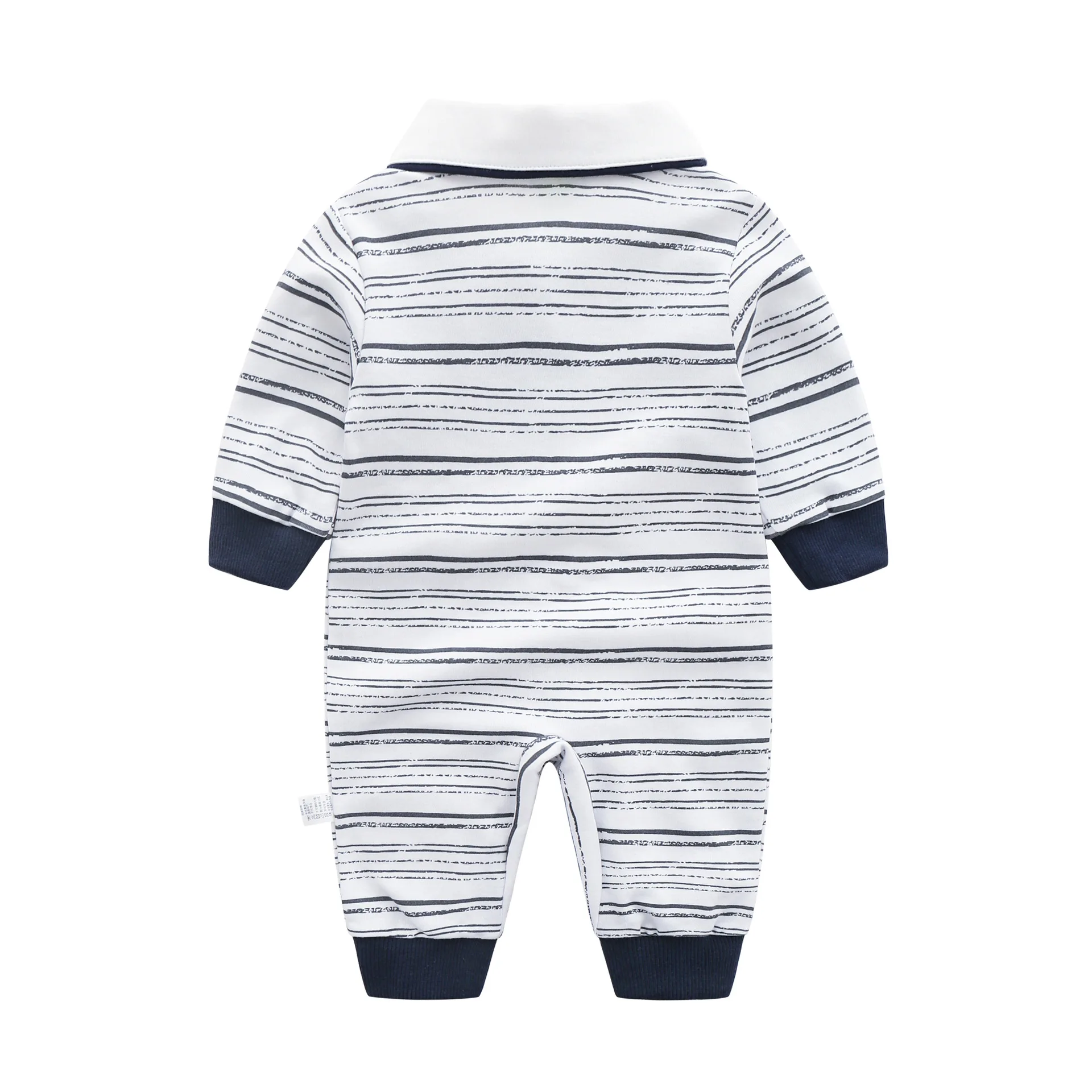 Детский однобортный хлопковый костюм комбинезон для маленьких девочек и