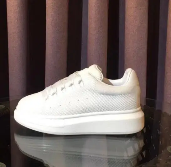 as picture Chentel/Женская обувь унисекс из натуральной кожи с сеткой ручной работы; классические модные кроссовки; женская обувь для улицы; zapatos De Mujer; цвет черный, белый - Цвет: as picture