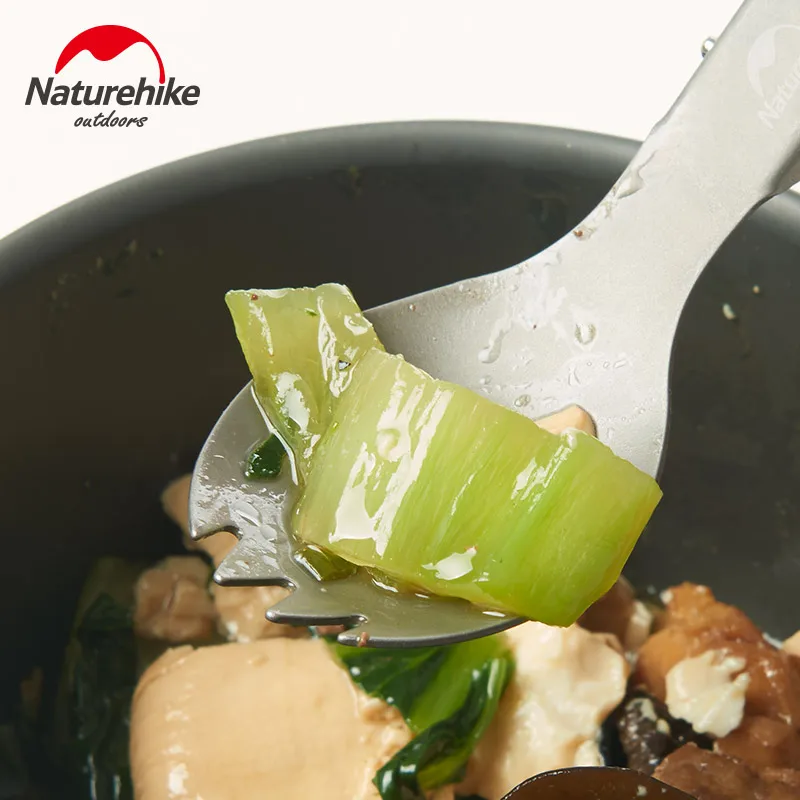 Набор столовой посуды Naturehike портативный ультралегкий титановый столовый прибор