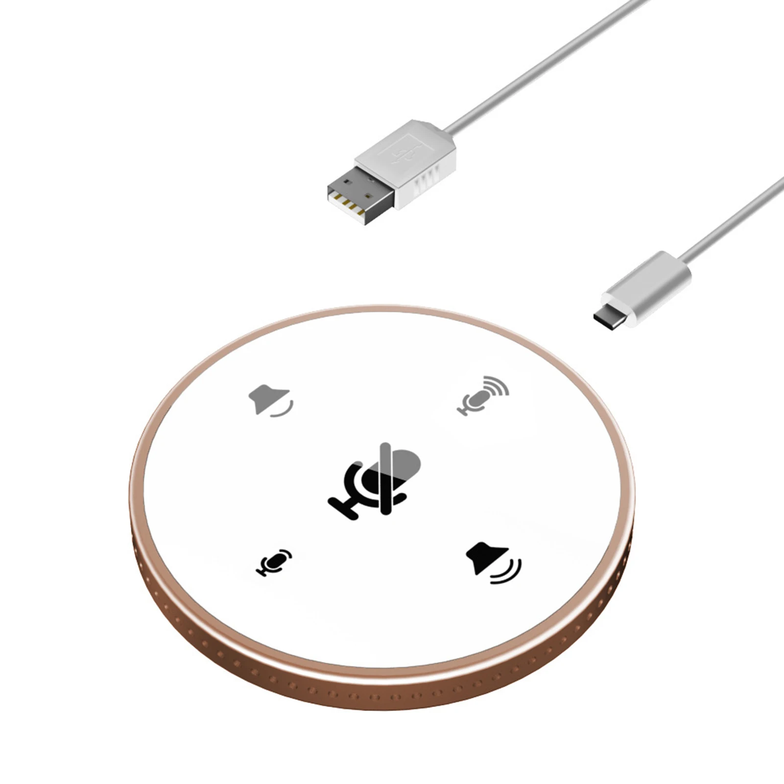 

USB-микрофон для интервью, с кнопкой отключения звука