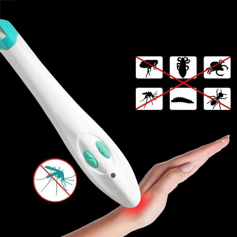 Электронное устройство против укусов комаров портативная ручка для снятия зуда