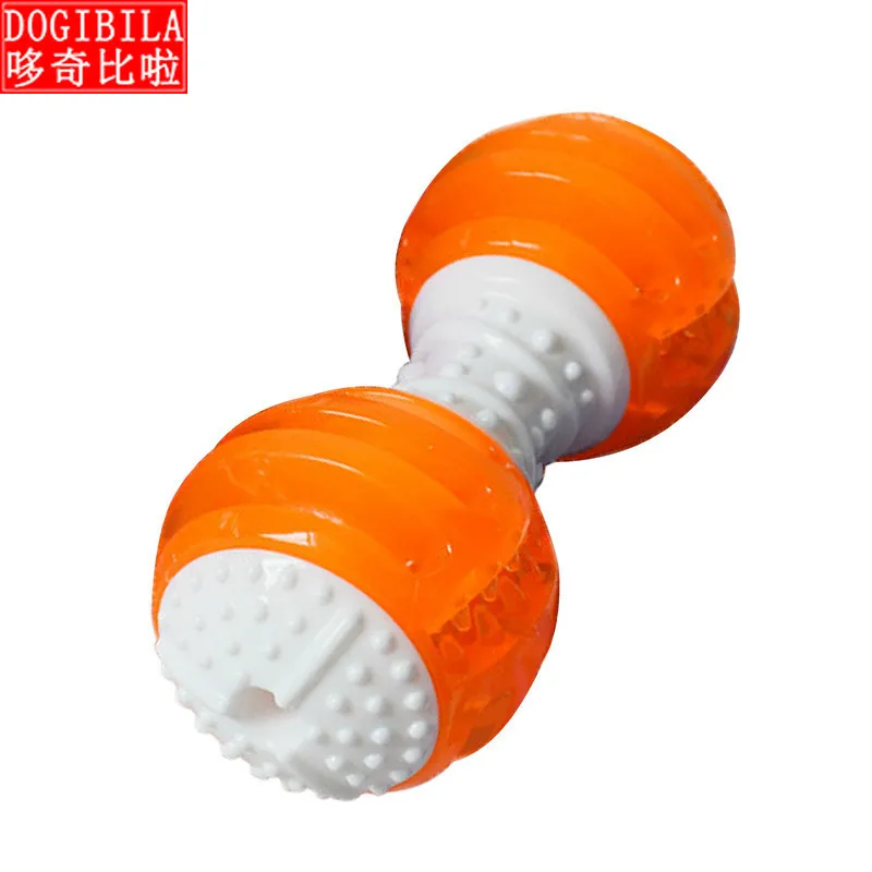 

New pet vocal toy wear resistant dog bite teeth to clean teeth squeak toys puppy toys