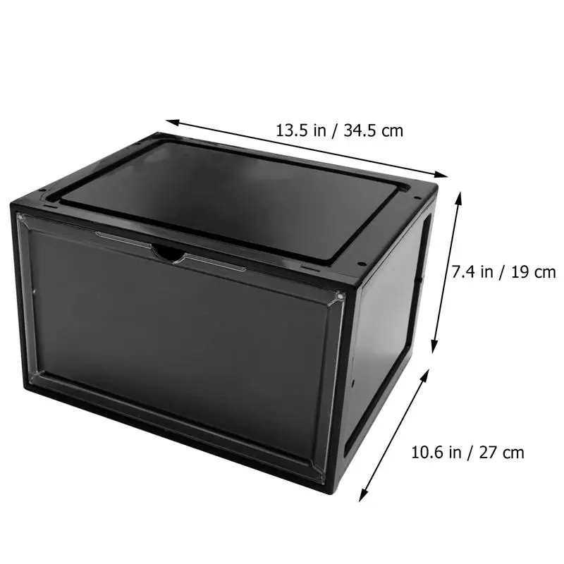 1 ед. Открыть Магнитный Тип Обувная коробка стоит утолщенной пылезащитный