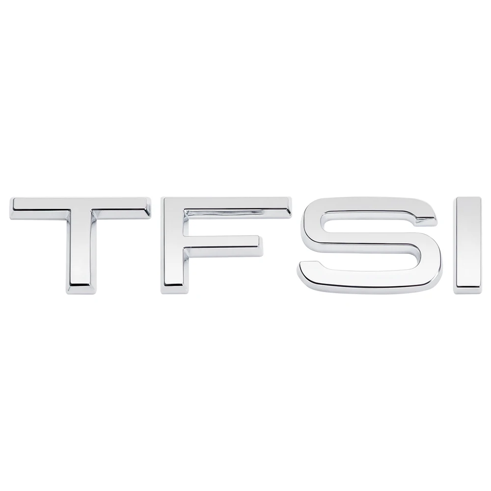 Наклейка TFSI для багажника Audi A6 C6 C5 A3 8P A1 A4 B8 A4L A6L A5 A7 A8 Q2 Q5 Q7 R8 TT S3 S4 S5 S6 S7 S8 RS RS8 RS6 RS5