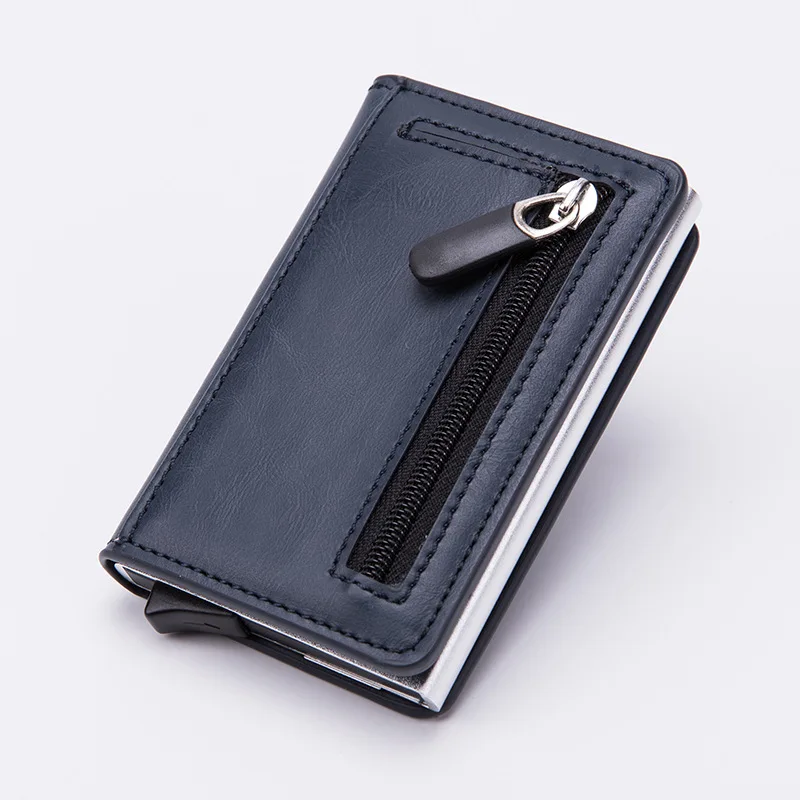 

Multifunction PU Mens Wallet Business Short Slim Bifold Zipper Purse Mini Vintage Holder High Capacity Wallet Money Bag DA50QB