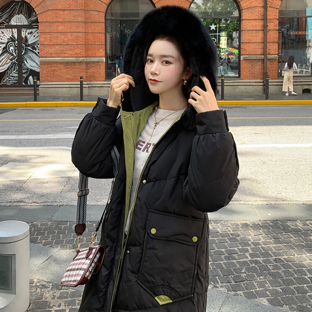 На холодную погоду Зимняя Толстая парка длинные пальто для женщин 2020 новый