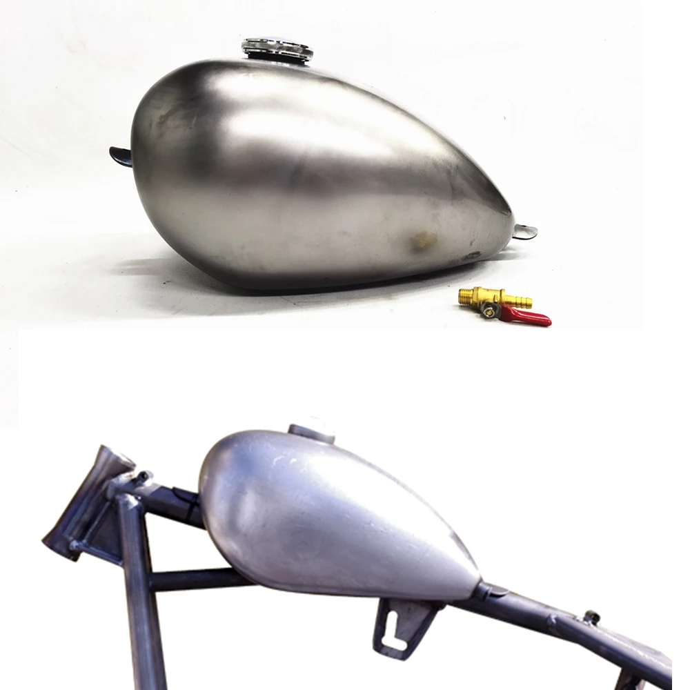 

7L Universal Petrol Gas Fuel Tank For Harley Motorcycle Modified 8cm Mid Waist Handmade Vintage Retro Motorbike Oil Gasoline Can