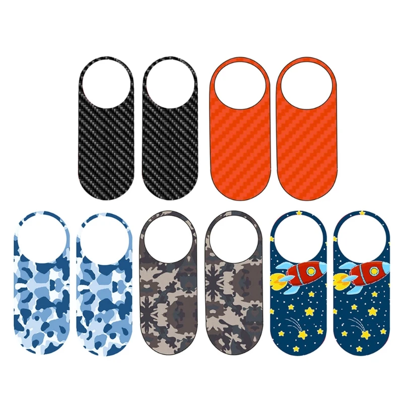 

P8DC 2 PCS Front Body Sticker Protective Stickers Personalized Skin Cover Compatible withInsta 360 GO 2 GO2 Action Camera Skin