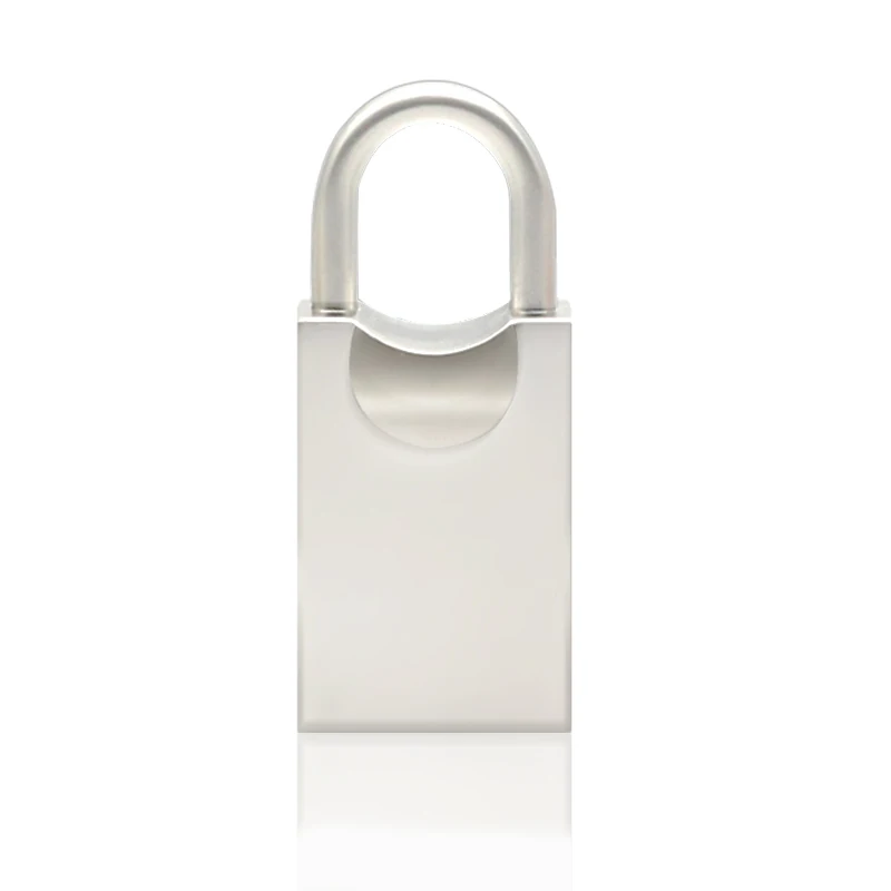 silver Флеш-накопитель, 128 гб, металлический ключ, USB флеш-накопитель, 64 гб, 32 гб, 16 гб, портативная память, USB флешка, флеш-накопитель - Цвет: silver