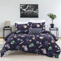 3d bedding set star glasses printed queen king size duvet quilt cover set double twin full bedclothes for child kid girl adult
