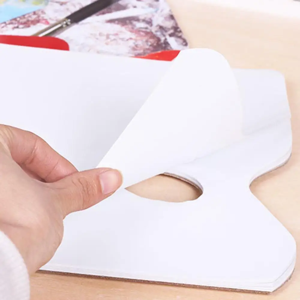 Новая бумажная Палитра для рисования профессиональная Акварельная акриловая