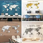 Скандинавская карта мира, настенные 3D акриловые наклейки, хрустальные зеркальные наклейки для офиса, дивана, фона телевизора, настенные декоративные наклейки