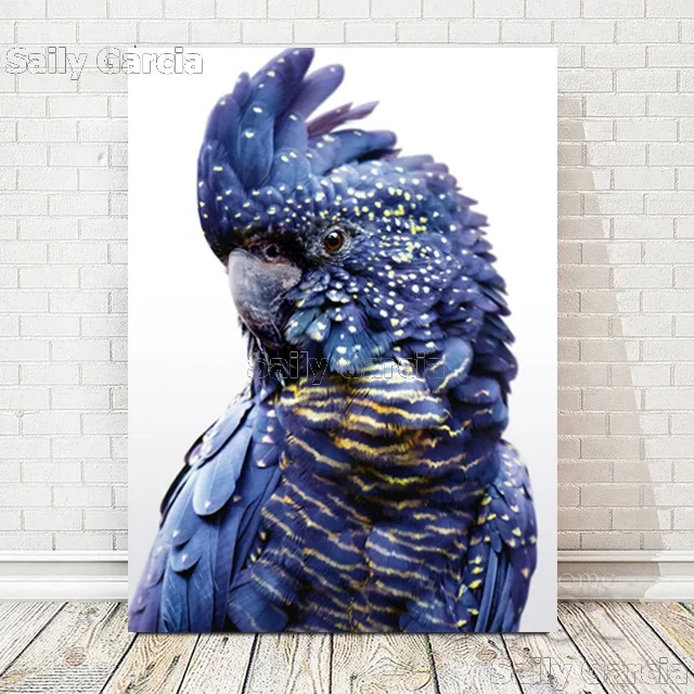 Австралийская Птица принт попугай птица на ветках деревянный пейзаж картина