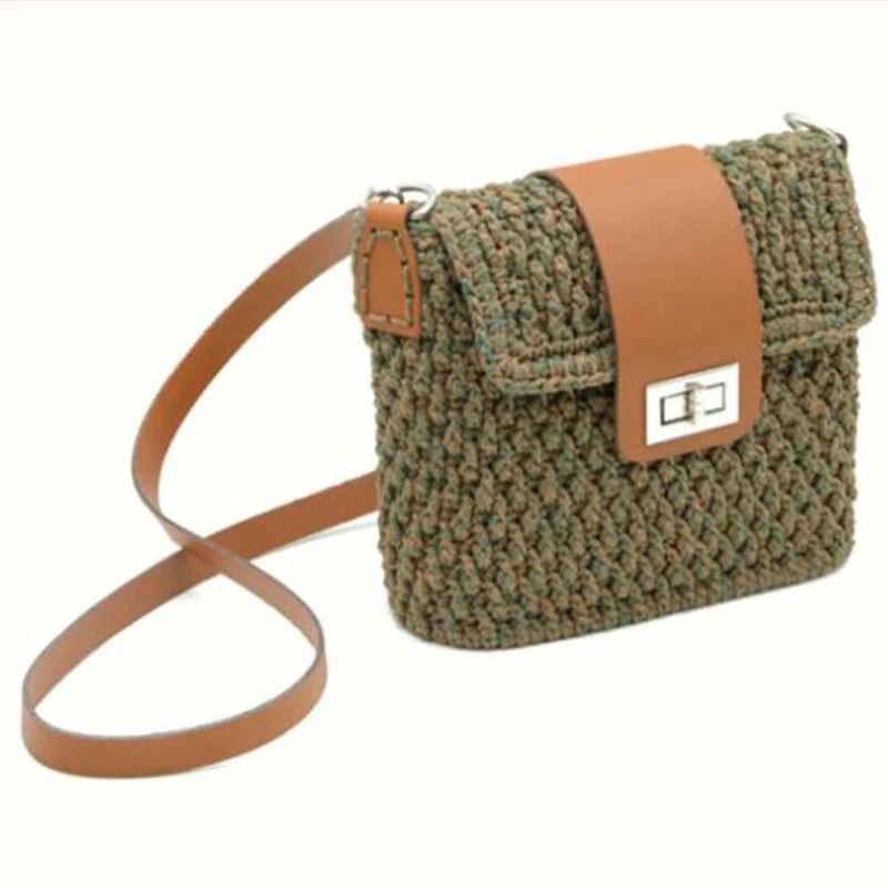 7 шт набор плечевой ремень ручной работы сумки из натуральной кожи Сумочка в