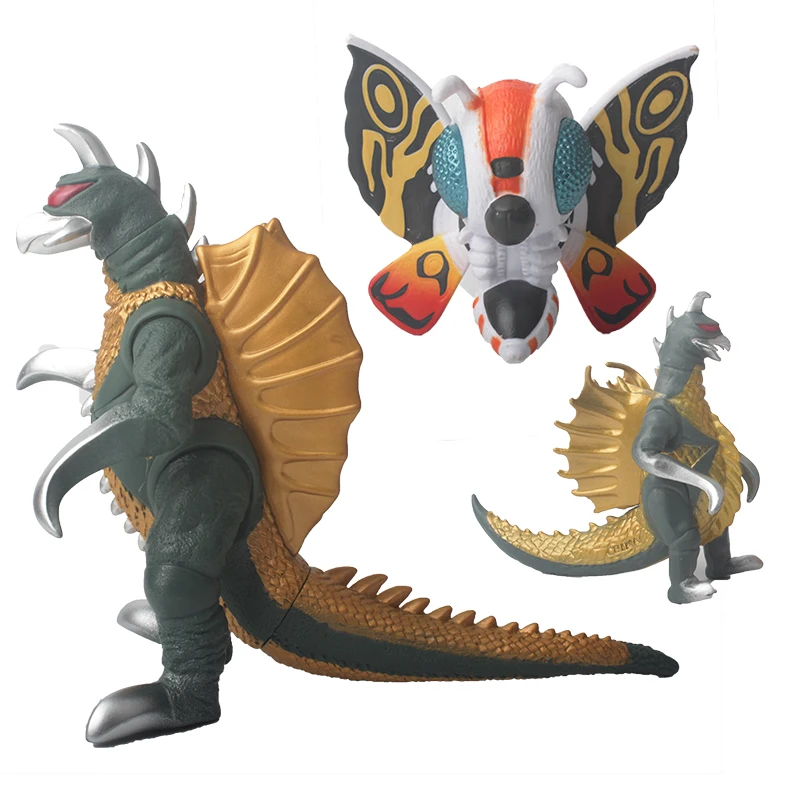 16 см Gojira Gaigan сжигающая меха король монстров Гидора 3 головы Дракон динозавры