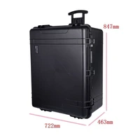 large trolley case equipment tool box waterproof and moistureproof instrument protection case safety transport box with foam