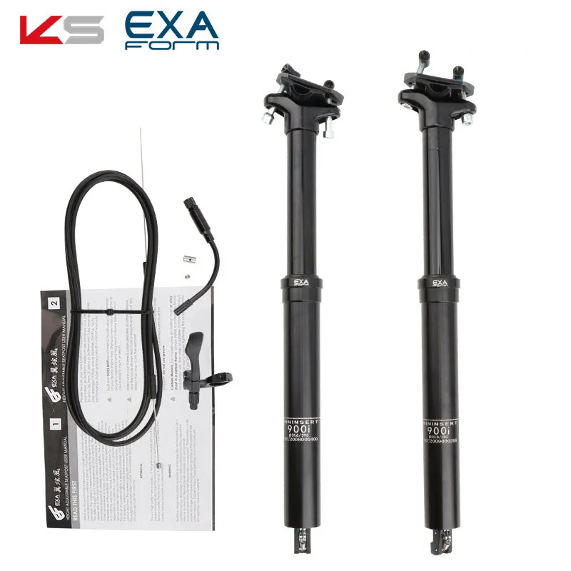 

KS EXA 900i Dropper MTB Seatpost 30.9/31.6*395mm Mountain Bike Wire Control Lift Seat Tube Internal Routing Seat Post