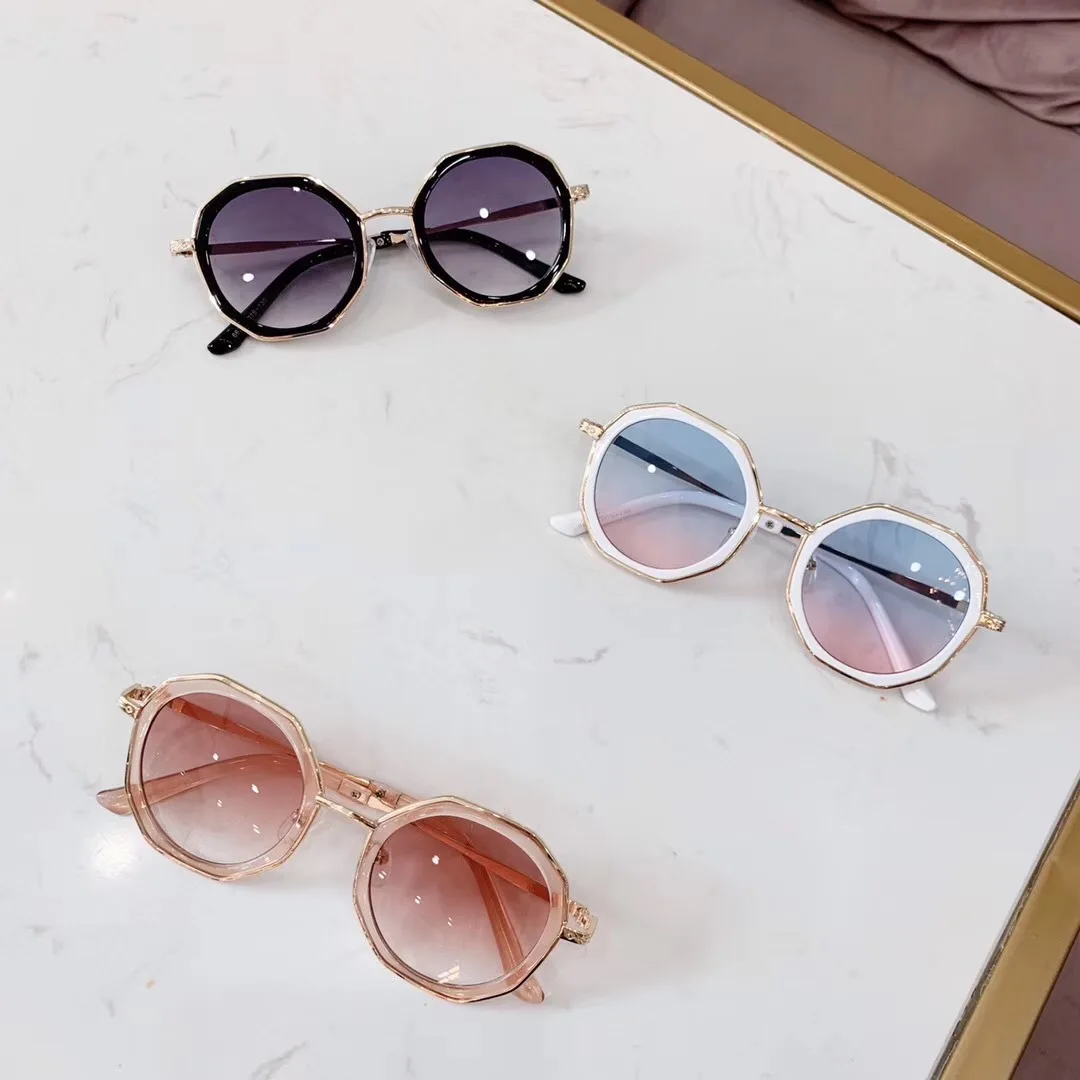 

Baby Kids Irregular Outdoor ANTI-UV400 Sunglasses Eyewear Girls Eye Glasses Goggles Plastic Frame Resin Lens Full Frame Eyewear