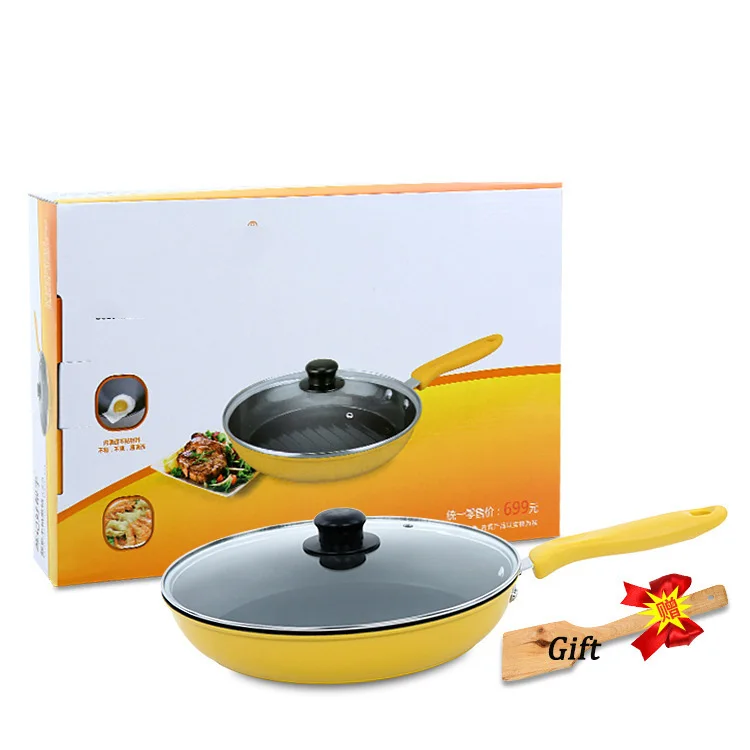 Сковорода с антипригарным покрытием поддон для сковороды Бытовая сковорода