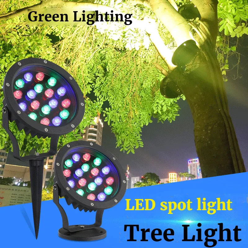

Ground Light Garden Lawn Backyard Gazebo Led Pathway Lights Landscape Colorful Garden Decoration Waterproof Tree Lawn Lamps 6w