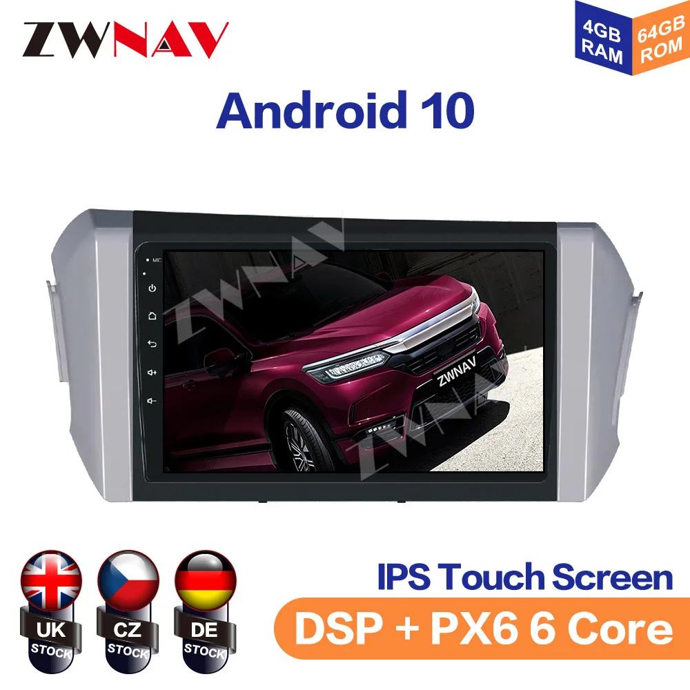 

Автомобильный мультимедийный радиоплеер ZWNAV для Toyota INNOVA 2015, 2016, 2017, 2018, SWC, FM, BT, Wi-Fi, Android 10,0, bluetooth, GPS