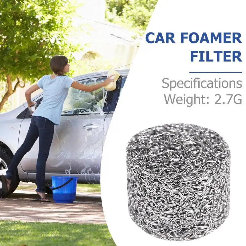 1Pc Stainless Steel Foam Lance Filter Replacement High Quality Mesh Tablet For Snow Generator Car Accessories | Автомобили и