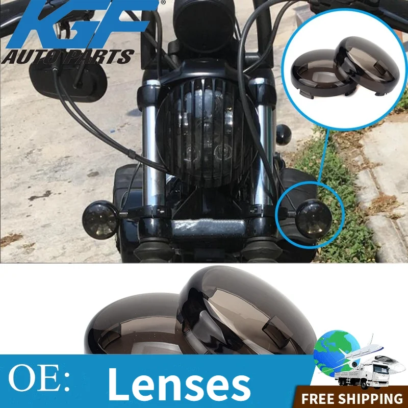 

Turn Signal Light Lens C Indicatorover for Sportster 883 1200 Touring Road King Dyna Heritage Softail