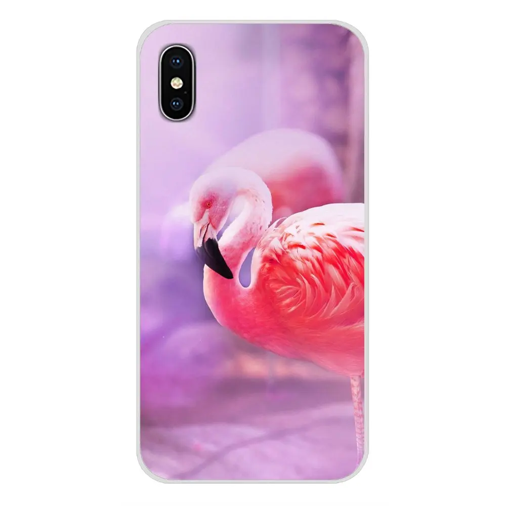 Для Apple IPhone X XR XS 11Pro MAX 4S 5s 5C SE 6S 7 8 Plus ipod touch 5 6 Аксессуары чехлы для телефонов милый Фламинго панда