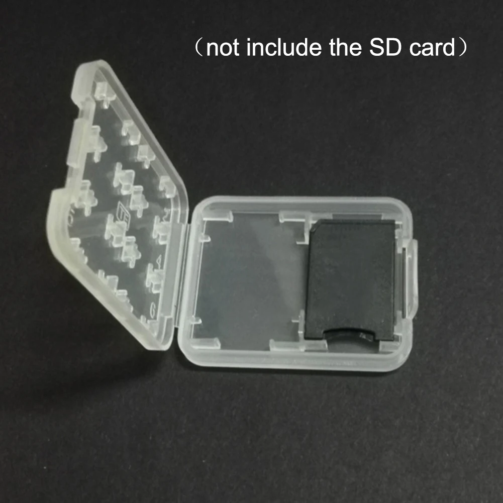 Двухслойный пластиковый чехол для карт памяти Micro SD SDHC TF MS|Чехлы| |