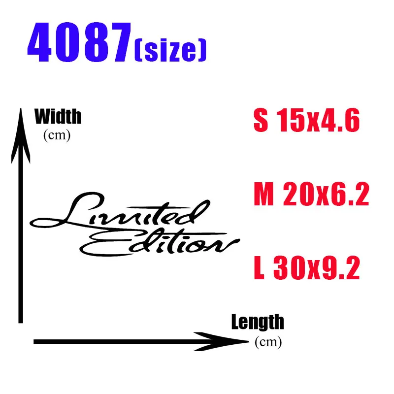 Ограниченная серия автомобильных наклеек оригинальные виниловые наклейки для